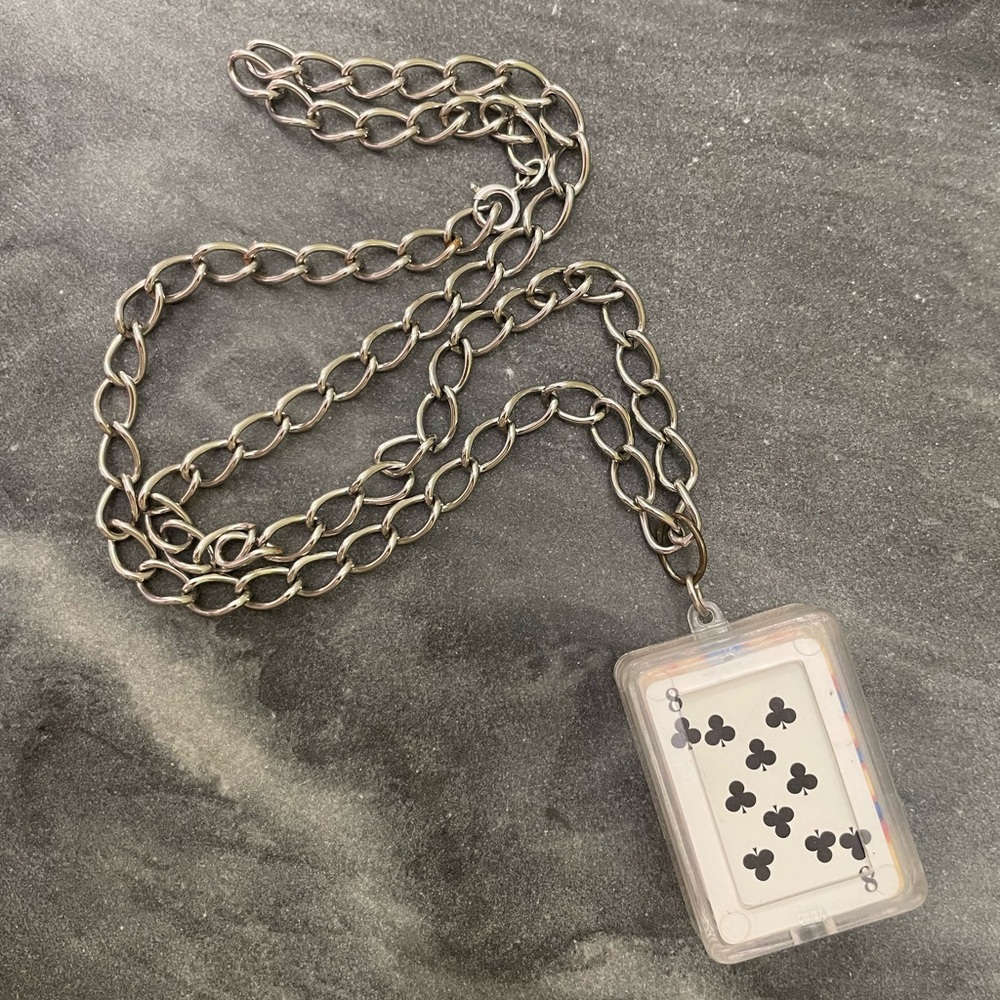 Vintage Deck of Cards Necklace Novelty
